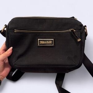 Calvin Klein black crossbody bag